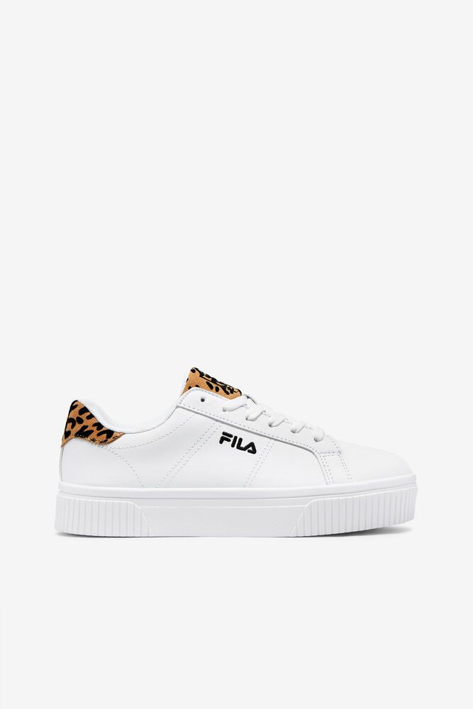 Fila Sneakers Panache 19 Leopard Womens White - India ZCX-620851